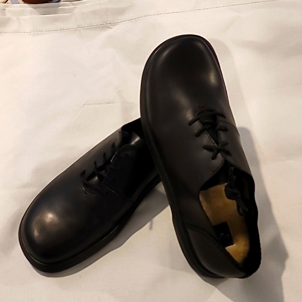 Dr. Martens Shoes Womens 8 Lorrie III Oxford Lace Up Leather Black Professional